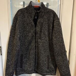 St. John's Bay Performance Jacket in Black and Gray size XL